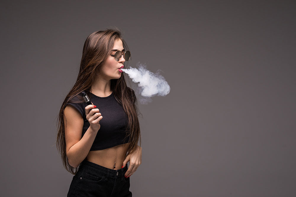 Smoking VAPE Gray Wall